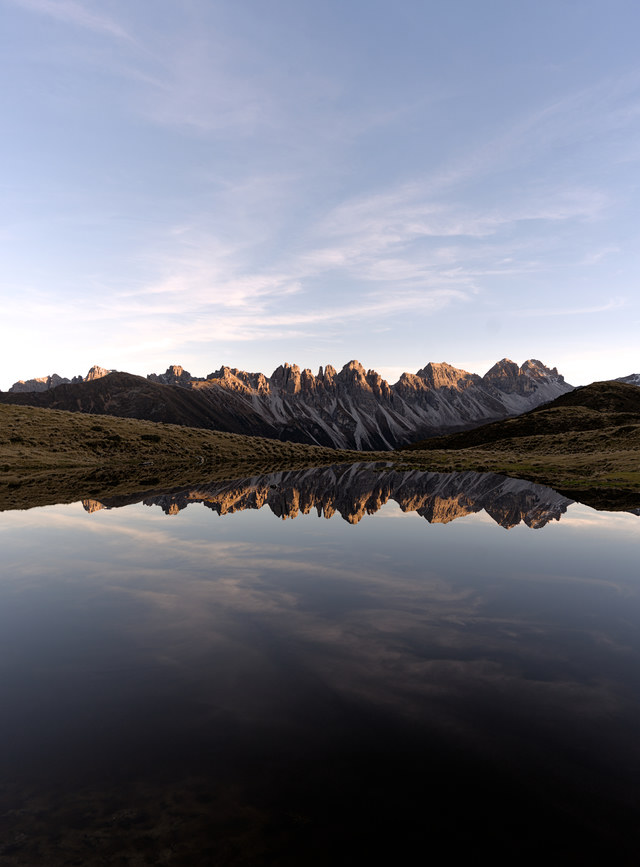 Salfeiner See in Tirol above Innsbruck.